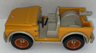 Schleich Yellow Orange Jeep Truck Car Vehicle Farm Toy Vintage 2003 8 "