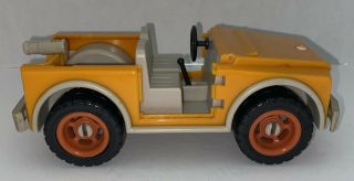 Schleich Yellow Orange Jeep Truck Car Vehicle Farm Toy Vintage 2003 8 