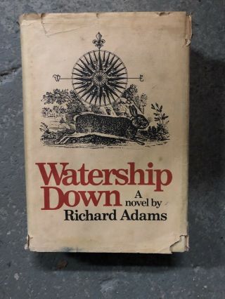Watership Down Richard Adams 1st Edition Hardcover Vintage Book 1972