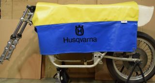 Vintage Malcolm Smith Husqvarna Track And Transport Cover.  Cr Xc Wr Ae Cross