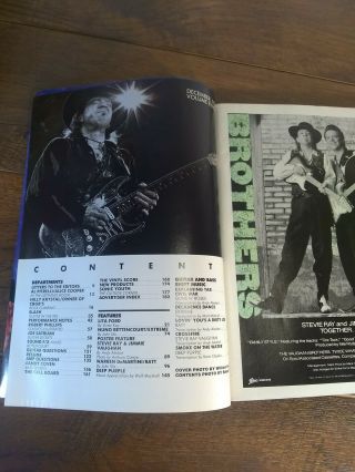 Guitar for the Practicing Musician December 1990 - Warren DeMartini/Ratt.  Poster 3