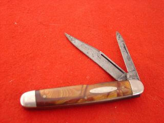 Vintage Dasco Usa Made 3 - 1/8 " 2 Blade Equal End Jack Knife