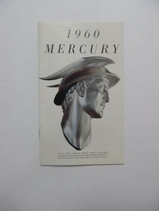 1960 Mercury Full Line Brochure Monterey Montclair Park Lane Vintage