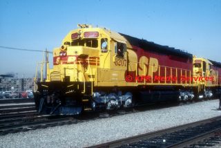 Southern Pacific Sp Sdp45 No.  3207 @ San Jose Ca In 1986