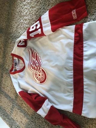 Vintage Steve Yzerman Detroit Red Wings Ccm Nhl Hockey Jersey Mens Size Large