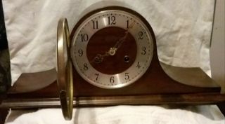 Vintage Welby Mantle Clock With Key.  Made In Germany