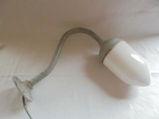 Vintage Coughtrie Glasgow Outside Outdoor Swan Neck Light Fitting Sg6