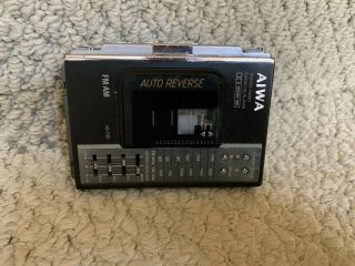 Vintage Aiwa Hs - T101 Stereo Radio Cassette Walkman Player: Only