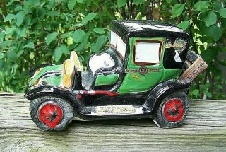 Vintage 1911 Renault Garnier Creme De Menthe Car Decanter