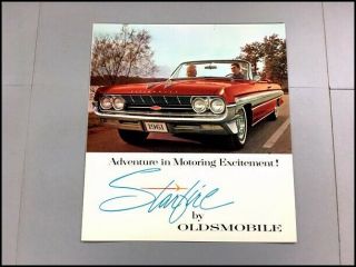 1961 Oldsmobile Starfire Vintage Car Sales Brochure - Convertible