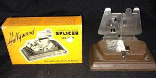 Vintage Hollywood Stainless Steel 8mm - 16mm Film Splicer.  Movies.  Retro.  Usa