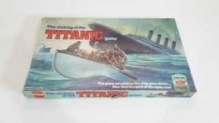 Vintage Ideal 1976 The Sinking Of The Titanic Board Game