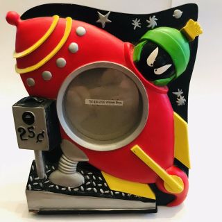 Vintage Warner Bros Marvin The Martian Looney Tunes Picture Frame Ships