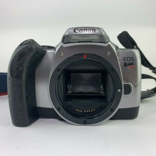 Canon Eos Rebel K2 35mm Slr Film Camera Body Only With Vintage Canon Strap