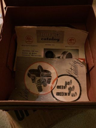 Vintage Paillard Bolex H16 Reflex Movie Camera w/ 2 Lenses. 2
