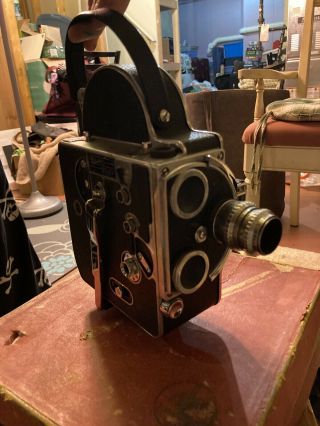 Vintage Paillard Bolex H16 Reflex Movie Camera w/ 2 Lenses. 3