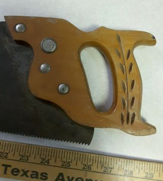 Vintage Hand Saws - - Warranted Superior 26 " T21