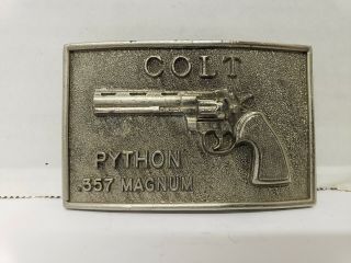 Vintage Colt Python.  357 Magnum Belt Buckle Made In U.  S.  A.
