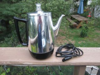 Vintage Ge General Electric Fully Automatic Electric Coffee Pot Percolator 8 Cup