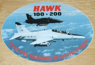 British Aerospace Hawk 100 & 200 Sticker