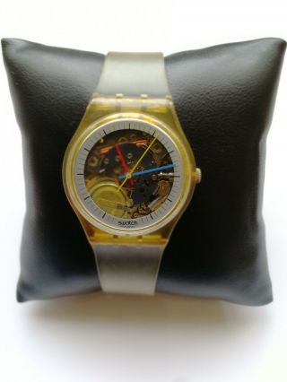 Swatch Authentic Jelly Fish Gk100re Quartz Watch (1985 Vintage Collectable)