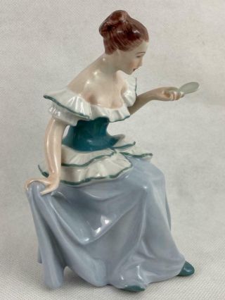 Vintage Royal Dux Rococo Series Figurine 239 Fine Porcelain Bohemian C1950s