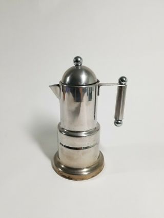 Vintage Italian Coffee Espresso Maker Stove Top Italy 8 " Tall - One Cup