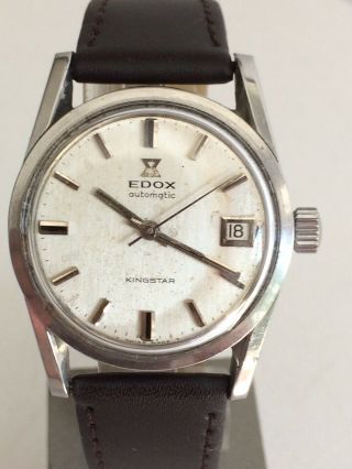 Edox Vintage Kingstar Mens Watch Automatic Swiss Made Order