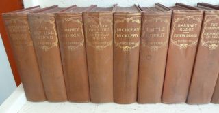 Vintage 15 Book Set Charles Dickens Novels Odhams Press Classics 3