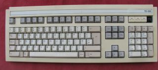 Vintage Wyse Cherry Mx Black Switch Keyboard Doubleshot Key Caps Uk Layout
