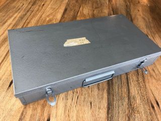 Vintage Brumberger Metal Case Slides Storage Collectors Case 35mm Slide