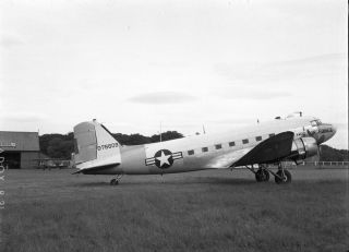Usaf,  Douglas C - 47,  0 - 76609,  At Newcastle,  In 1961,  Large Size Negative