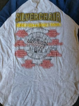 Silverchair Rare Year 2000 Raglan Australian Tour Shirt Long Sleeve Vintage M