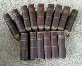 Odhams Press Limited Set Of 15 Vintage Charles Dickens Books
