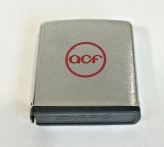 Vintage Zippo Tape Measure Advertising " Acf " Logo