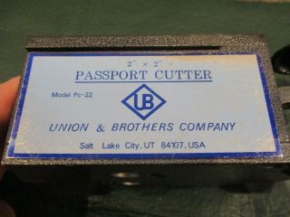 Vintage Union and Brothers UB MODEL PC - 22 2 