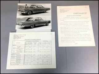 1965 Plymouth Belvedere Satellite Vintage Factory Photo Press Release