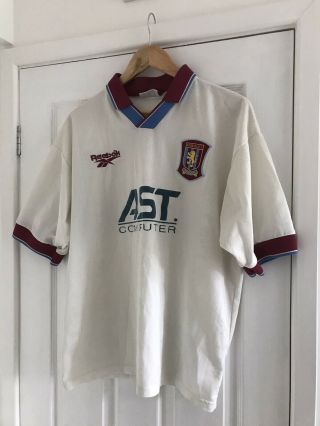 Aston Villa 1996/1997 Away Shirt Large/xl Ast Computer Vintage Retro 80s Casuals