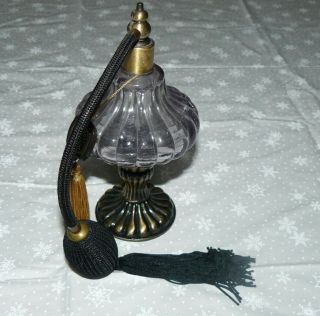 Vintage Victoria Secret Decorative Glass And Metal Perfume Bottle Atomizer