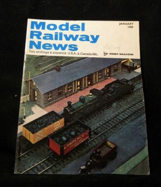 Model Railway News 1969 January Ford T Models North Eastern 0 - 4 - 0s Wagon Loading