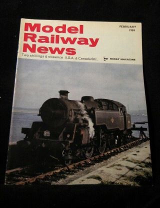 Model Railway News 1969 February Jonestown & District Great Central Nameboard Gr