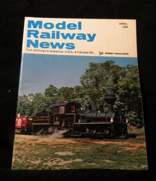 Model Railway News 1969 April Modeling Tramcars Balanced Locomotive Stud