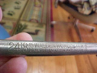 Vintage Walden Worcester 9/16 