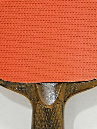 Set of 4 Vintage Sears Red Ping Pong Table Tennis Paddles 3