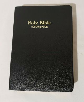 Vintage Holy Bible Concordance Red Letter Edition King James Version World 2