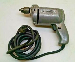 Craftsman Industrial Rated 1/4 " Electric Drill Model No.  315.  7980 Vintage