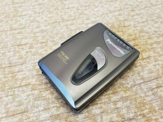 Vintage Panasonic Am/fm Radio Stereo Cassette Player Rq - V54 - Batt Cover Missing