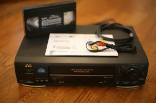 Vintage Jvc Hr - Vp674u Video Cassette Recorder,  Vcr W/extras,  Very &