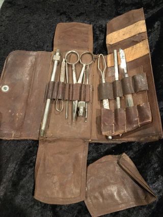 Small Vintage Travel Embalming Tools