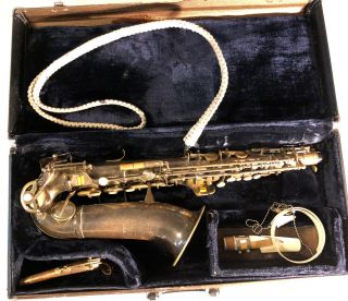 Vintage 1950’s Conn Shooting Star Alto Saxophone 4892 W/ Conn Hardcase